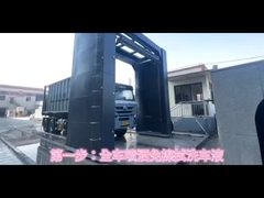 Máquina de limpeza automática de ônibus azul Gantry Tamanho 2150 * 5750 * 5355mm personalizável