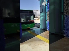 Máquina de limpeza automática de ônibus azul Gantry Tamanho 2150 * 5750 * 5355mm personalizável