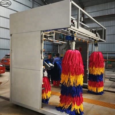 Qualidade  Gantry Type Automatic Car Washing Machine With Optional Dryers And Foam Wax Spraying fábrica