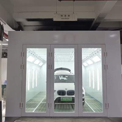 Diesel Turbo Fan Car Spray Booth 32 Pcs lâmpadas infravermelhas fácil de operar