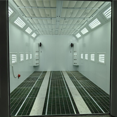 Diesel Turbo Fan Car Spray Booth 32 Pcs lâmpadas infravermelhas fácil de operar