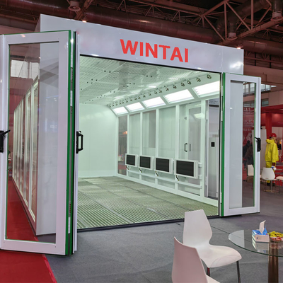 Diesel Turbo Fan Car Spray Booth 32 Pcs lâmpadas infravermelhas fácil de operar