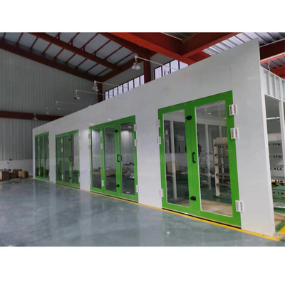 Diesel Turbo Fan Car Spray Booth 32 Pcs lâmpadas infravermelhas fácil de operar