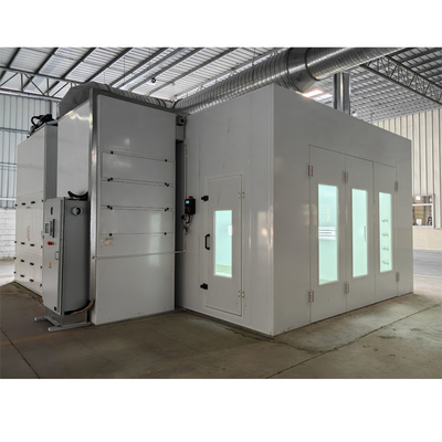Diesel Turbo Fan Car Spray Booth 32 Pcs lâmpadas infravermelhas fácil de operar