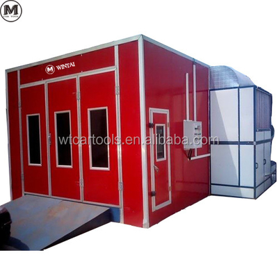 LED Light SUV Car Spray Booth 6900*3900*2650mm com Fibra de Vidro Filtro de Escape