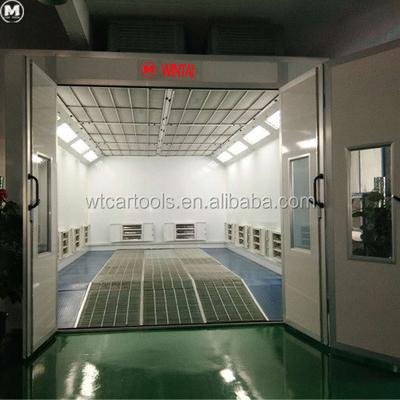 LED Light SUV Car Spray Booth 6900*3900*2650mm com Fibra de Vidro Filtro de Escape