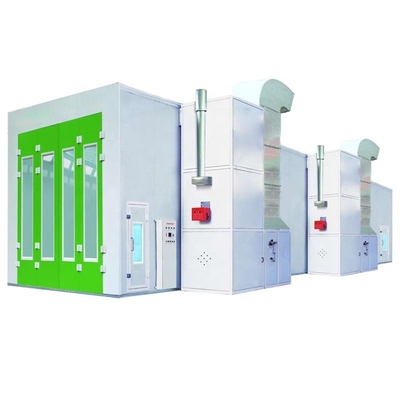 220V Industrial Car Spray Booth com Fibra de vidro Filtro de piso e ventilador de escape