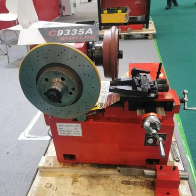 Rojo Branco 350 mm Tração de tambor de freio máquina de torno C9335A Com velocidade de rotação 130r/min