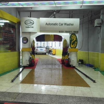 Máquina de lavar automóveis automática de tipo Gantry com secadores opcionais e pulverização de cera de espuma