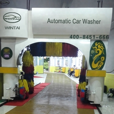Máquina de lavar automóveis automática de tipo Gantry com secadores opcionais e pulverização de cera de espuma