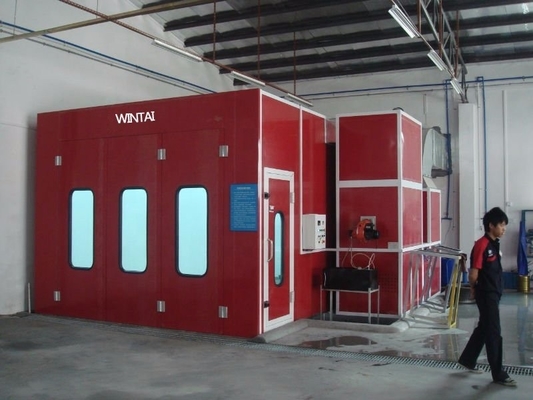 Lâmpadas LED de 48pcs e ventilador de escape de 7,5KW CE aprovado Spray Booth para pintura automotiva