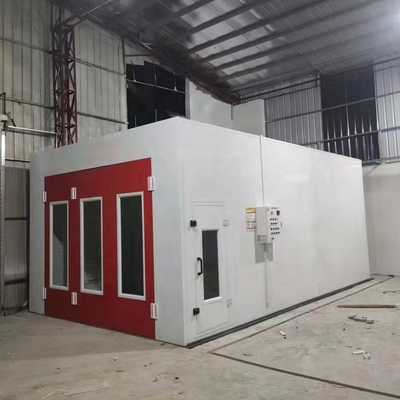 Lâmpadas LED de 48pcs e ventilador de escape de 7,5KW CE aprovado Spray Booth para pintura automotiva