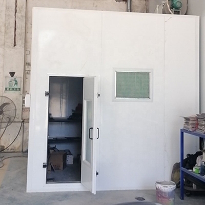 220V 1 frase Sala de pintura de carros de metal 3,05m de altura com 8 Pcs sistema de iluminação
