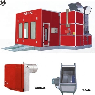NM Disc Dia. Cabine de pintura de automóveis europeu com luzes LED e homologação CE