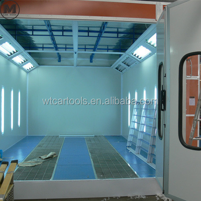 NM Disc Dia. Semi Down Draft Car Painting Spray Booth para operação de pintura automática