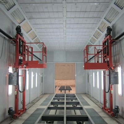 Combustível combustível caminhão Spray Booth 220V 39KW com luz LED e 11KW ventiladores