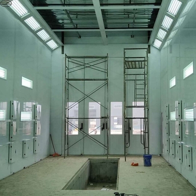 Combustível combustível caminhão Spray Booth 220V 39KW com luz LED e 11KW ventiladores