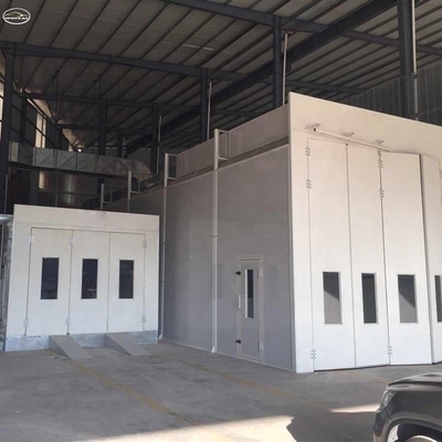 Dimensão interna 15000*5000*5000 mm Quarto de cozimento a vapor para requisitos de pintura de camiões/autocarros