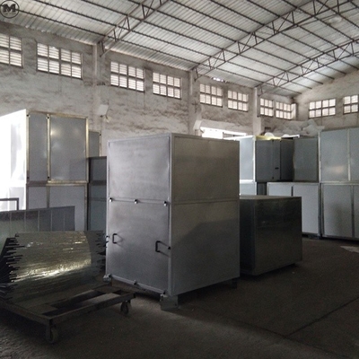 Cabine de pulverização de automóveis com sistema de circulação de ar com certificação CE 1 x 7,5 kW ventilador de entrada de acionamento direto