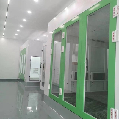 50mm Forno de cozimento de pintura de parede de carro 15KW Alta Velocidade para cabine de pulverização de carro