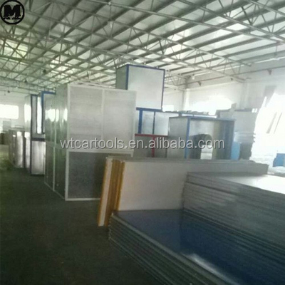 50mm Forno de cozimento de pintura de parede de carro 15KW Alta Velocidade para cabine de pulverização de carro