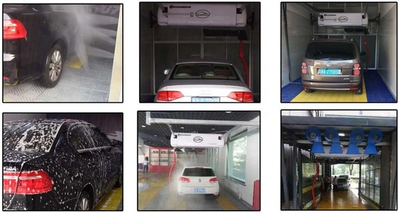 Experimente a conveniência da máquina automática de lavar carros sem toque U8 com lavagem de shampoo