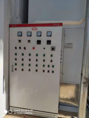 Loja de pintura de pulverização de ônibus industriais LED ao ar livre com 2 conjuntos de ventiladores de escape de 7,5 kW
