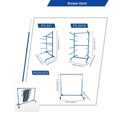 Bloqueio de rodas metálicas Auto Body Bumper Stand para pintura de carros e peças
