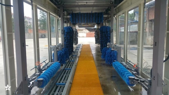 Máquina automática de túnel de lavagem de automóveis AC380V 0.9Mpa Pressão de ar com alta taxa de fluxo de ar
