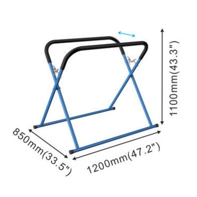 Cadeira de pintura para automóveis de metal azul 10 kg Quadro de pintura multifuncional