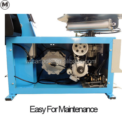 Potente motor de 1,1KW de câmbio de pneus de automóveis 220V inclinado para trás com braços de ajuda