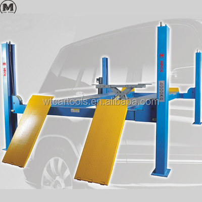 4000 kg Capacidade de elevação 4 Post Car Lift 4720mm comprimento 2.2KW Potência do motor