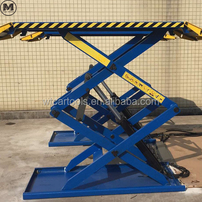 61"/1550mm comprimento da plataforma 3 toneladas elevador de carro portátil com cilindro duplo