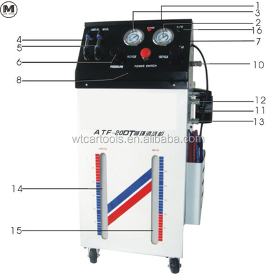 ATF-20DT Máquina Económica de Troca de Fluidos e Limpeza de Transmissão Automática 220v