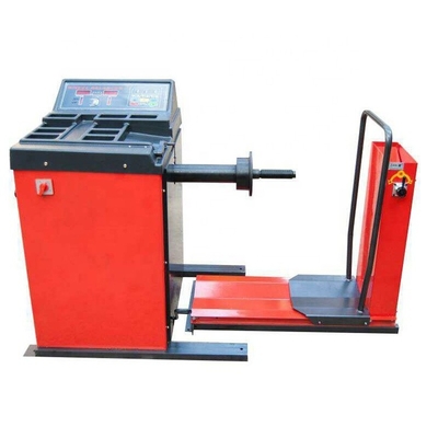 10S Vermelho 200KG 1400mm Equilibrador de rodas de caminhão 220V para equilíbrio de quatro rodas