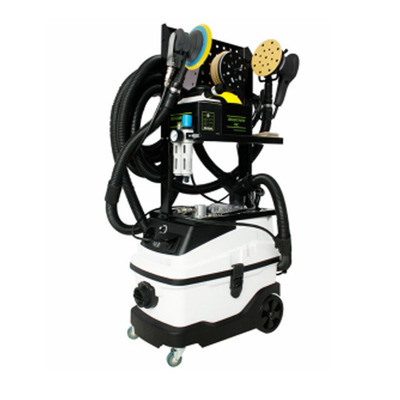 Corpo de carro de estação dupla máquina de polimento eficiência energética com altura do banco 61cm