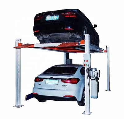 Elevador de Estacionamento de Quatro Colunas para Elevador de Veículos Quantidade de Carga 12 Unidades Baixo Custo de Manutenção