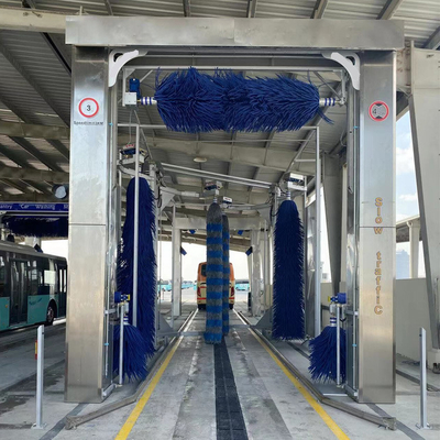 Máquina de lavar de autocarros e caminhões de metal galvanizado Altura automática 4200 mm