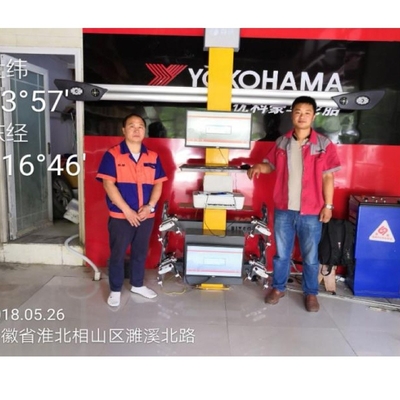 BIVEO Equipamento de alinhamento de automóveis 3D Econômico 80kg com tela de 32 "