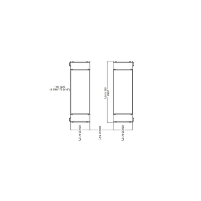 Altura de elevação de tesoura de automóvel de 1850 mm com fechadura de segurança pneumática