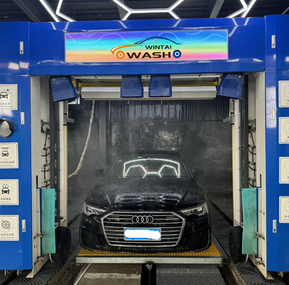 Máquina automática de lavagem de carros com sistema de secagem e escovas de rodas 3500KG