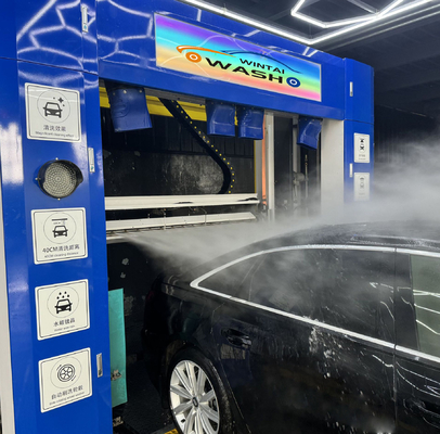 Máquina automática de lavagem de carros com sistema de secagem e escovas de rodas 3500KG