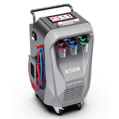 3/8HP Compressor X568 Automóvel Máquina de Recuperação AC Com Função de descarga e Impressora incorporada