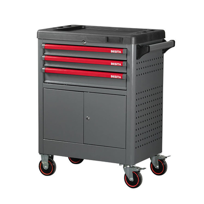 Besita 6685S 66pcs conjunto de ferramentas carrinho 4 gavetas conveniente para manutenção de pneus