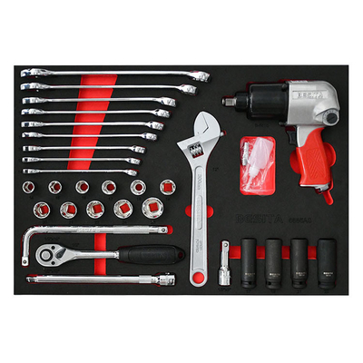 Besita 6685S 66pcs conjunto de ferramentas carrinho 4 gavetas conveniente para manutenção de pneus