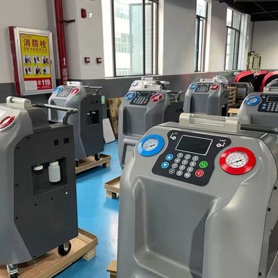 18 kg Capacidade do cilindro X580 R1234YF Máquina de recarga e descarga AC com impressora