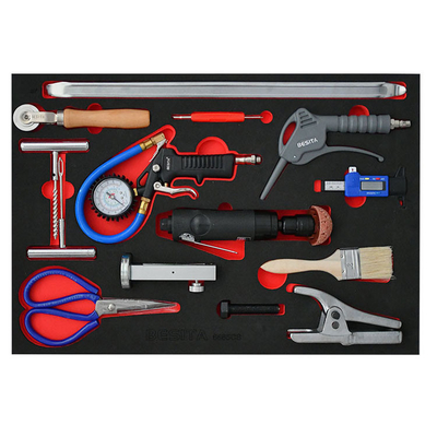 Besita 6685S 66pcs conjunto de ferramentas carrinho 4 gavetas conveniente para manutenção de pneus