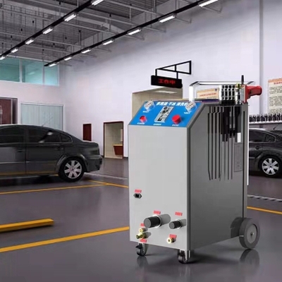 Máquina de vento de gelo seco cinza 1,5 kg/min Capacidade para limpeza de carbono do motor de automóvel