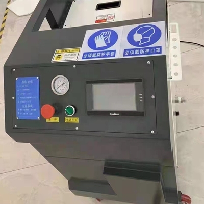 Máquina de vento de gelo seco cinza 1,5 kg/min Capacidade para limpeza de carbono do motor de automóvel