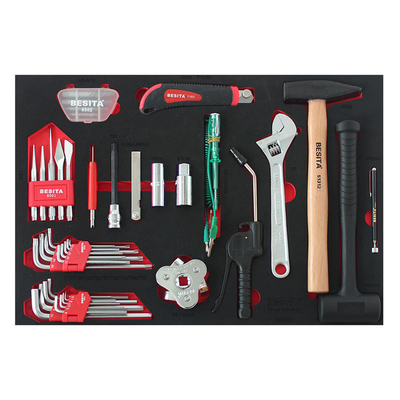 228pcs BESITA Kit de Ferramentas de Carrinho de Manutenção à prova de poeira Para uso de manutenção de automóveis